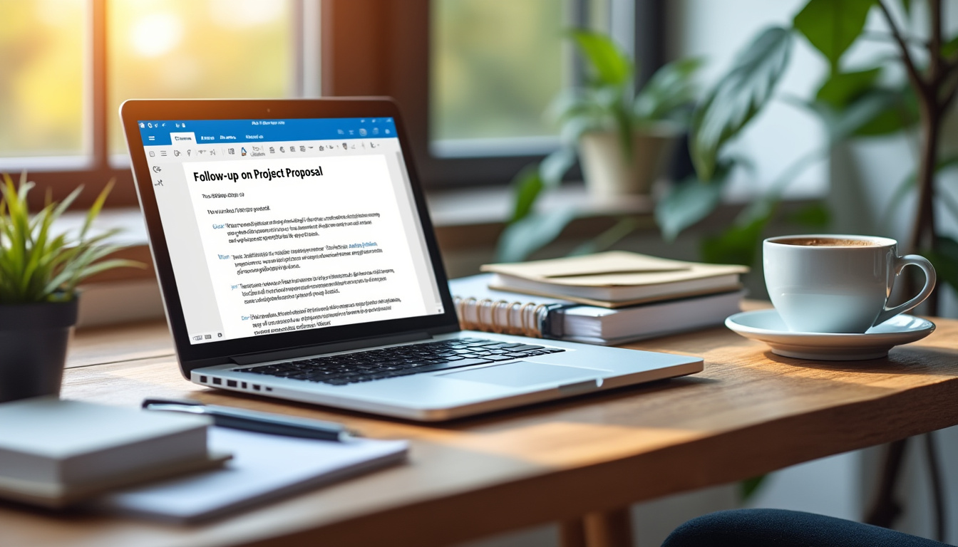 Crafting an effective follow-up email for professional communication
