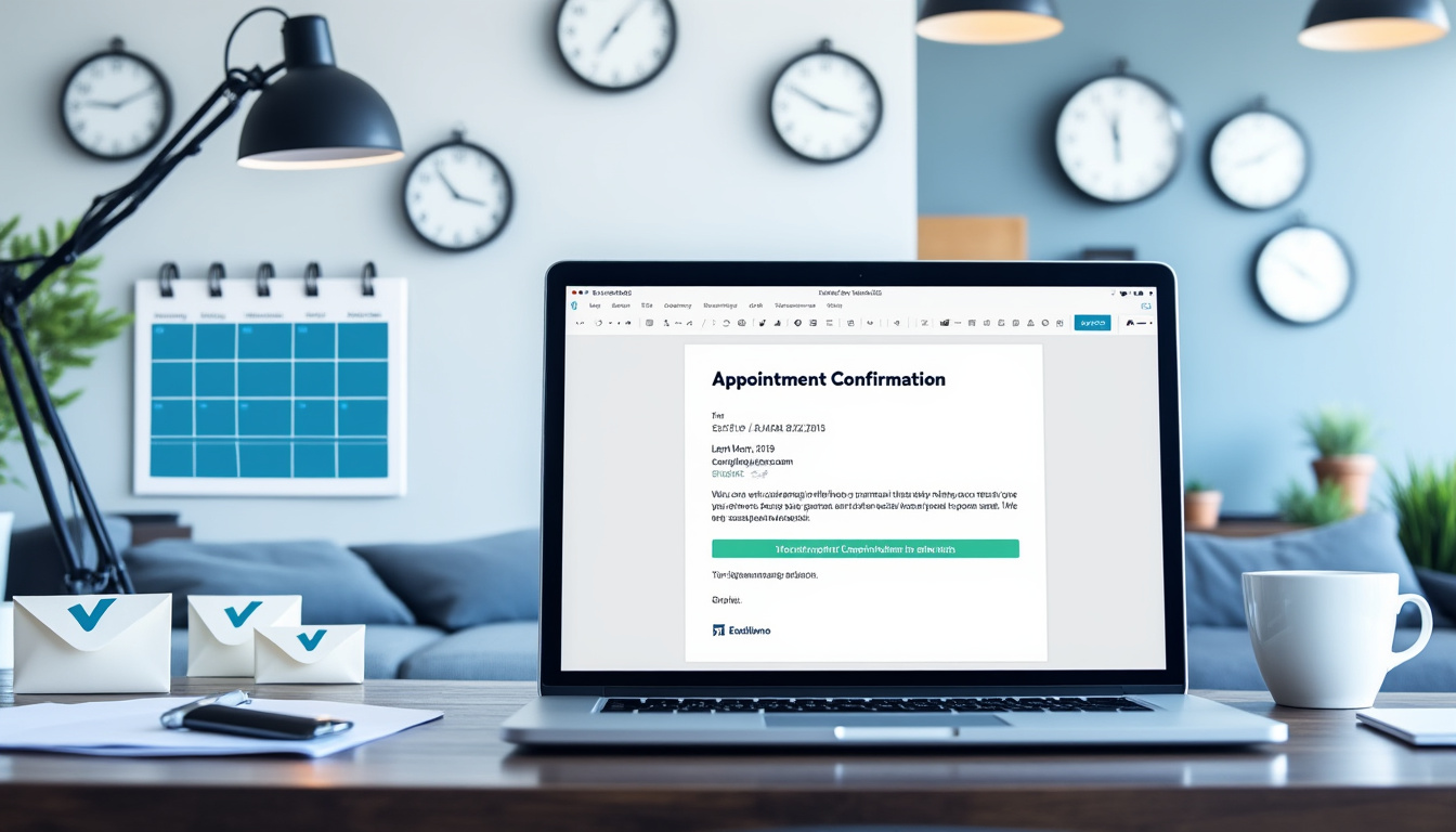 how to craft an effective appointment confirmation email